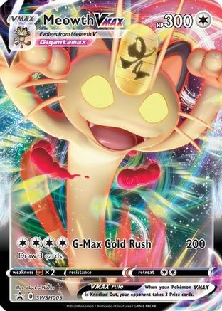 Meowth VMAX (SWSH005/307) - SWSH Sword & Shield Promo Cards Holofoil