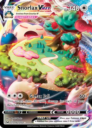 Snorlax VMAX (142/202) - SWSH01 Sword & Shield Base Set Holofoil