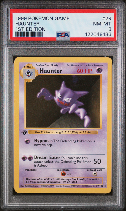 PSA Card Front
