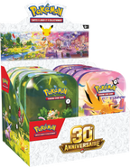30th Anniversaire Mini Tins Display FRENCH