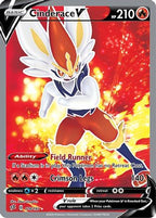Cinderace V (Full Art) (178/192) - SWSH02 Rebel Clash Holofoil