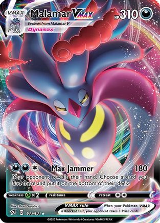 Malamar VMAX (122/192) - SWSH02 Rebel Clash Holofoil