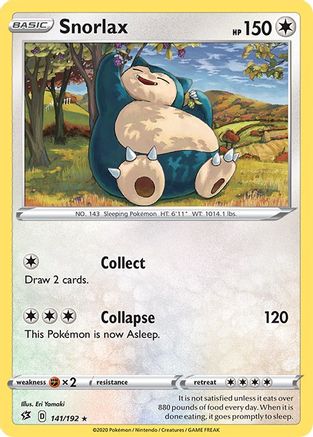 Snorlax (141/192) - SWSH02 Rebel Clash