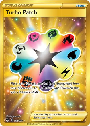 Turbo Patch (Secret) (200/189) - SWSH03 Darkness Ablaze Holofoil