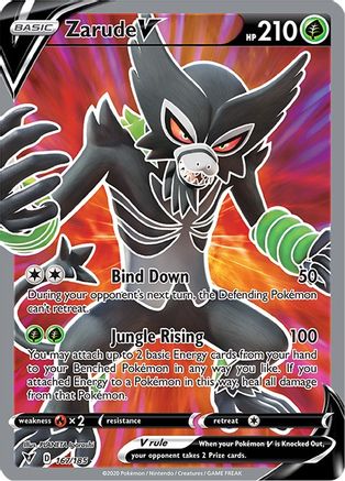Zarude V (Full Art) (167/185) - SWSH04 Vivid Voltage Holofoil