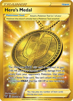 Hero's Medal (Secret) (201/185) - SWSH04 Vivid Voltage Holofoil