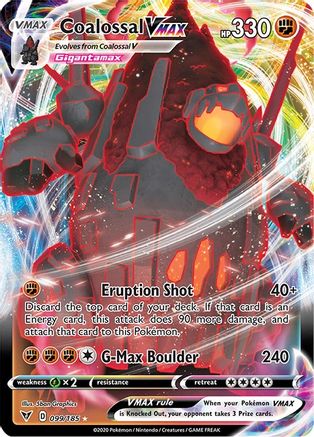 Coalossal VMAX (99/185) - SWSH04 Vivid Voltage Holofoil