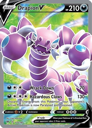 Drapion V (Full Art) (175/185) - SWSH04 Vivid Voltage Holofoil