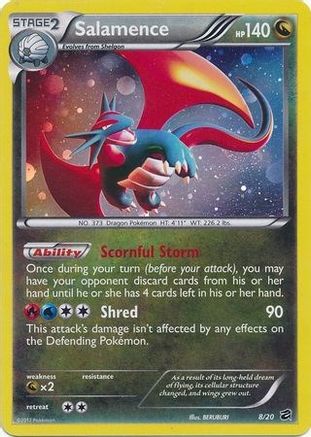 Salamence (Cosmos Holo) (8/20) - Blister Exclusives Holofoil
