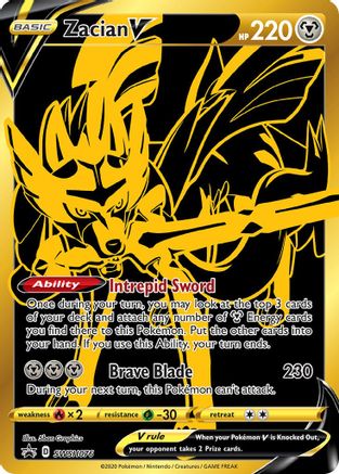Zacian V (SWSH076/307) - SWSH Sword & Shield Promo Cards Holofoil