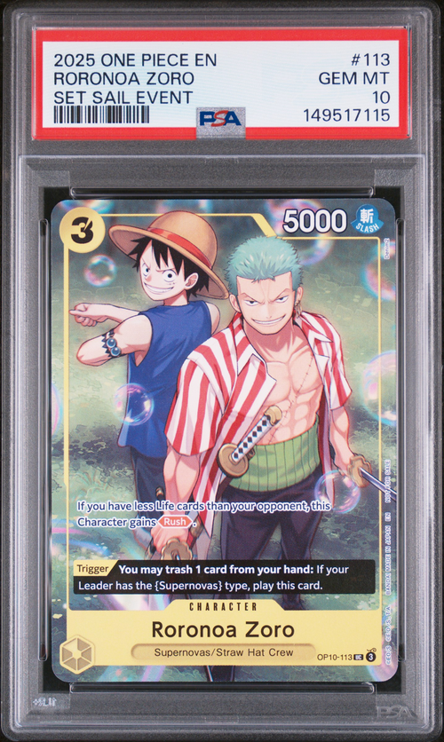 PSA Card Front