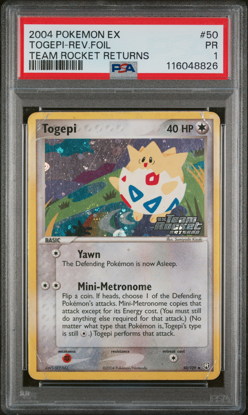PSA Card Front