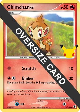 Chimchar (76/130) - First Partner Pack