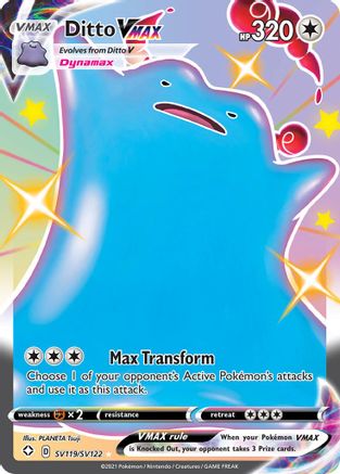 Ditto VMAX (SV119/SV122) - Shining Fates Shiny Vault Holofoil