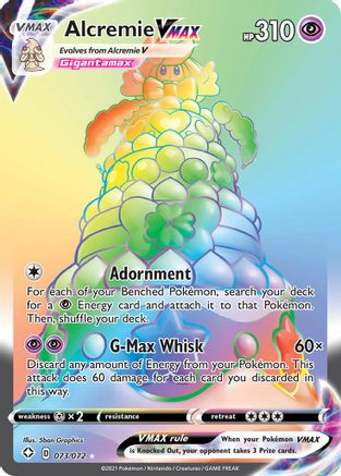 Alcremie VMAX (Secret) (73/072) - Shining Fates Holofoil