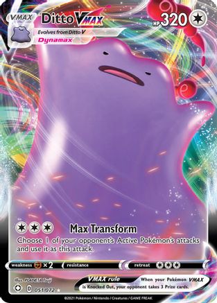 Ditto VMAX (51/072) - Shining Fates Holofoil