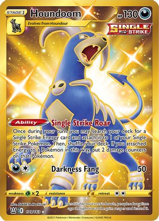 Houndoom (Secret) (179/163) - SWSH05 Battle Styles Holofoil