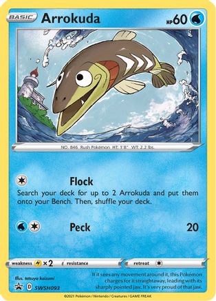 Arrokuda (SWSH093/307) - SWSH Sword & Shield Promo Cards Holofoil