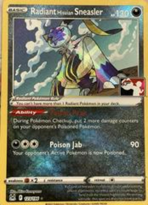 Radiant Hisuian Sneasler 123/196 Pokemon Lost Origin (Prize Pack)