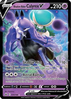Shadow Rider Calyrex V (74/198) - SWSH06 Chilling Reign Holofoil