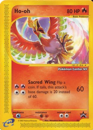 Ho-oh [Pokemon Center NY] (52/53) - WoTC Promo