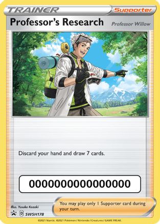 Professor's Research (with Pokemon Go Code) (SWSH178) - SWSH Sword & Shield Promo Cards