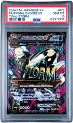 PSA 10 FA/PRIMAL KYOGRE EX JAPANESE TIDAL STORM