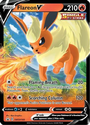 Flareon V (SWSH149/307) - SWSH Sword & Shield Promo Cards Holofoil