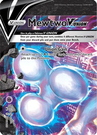 Mewtwo V-UNION (SWSH159/307) - SWSH Sword & Shield Promo Cards Holofoil