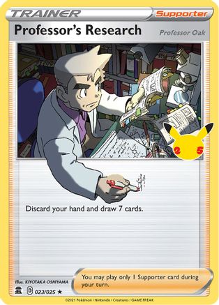 Professor's Research (23/025) - Celebrations Holofoil