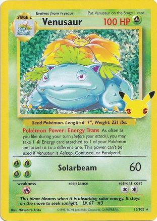 Venusaur (15/102) - Celebrations Classic Collection Holofoil