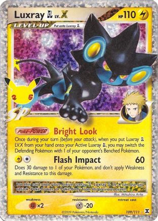 Luxray GL LV.X (109/111) - Celebrations Classic Collection Holofoil