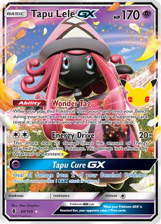 Tapu Lele GX (60/145) - Celebrations Classic Collection Holofoil