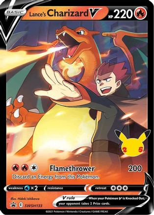 Lance's Charizard V (SWSH133/307) - SWSH Sword & Shield Promo Cards Holofoil