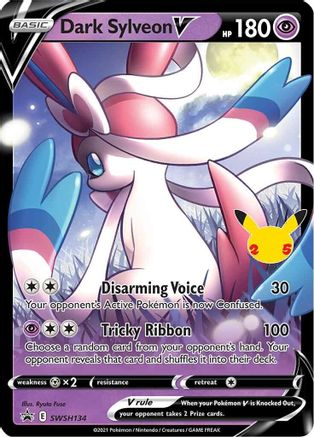 Dark Sylveon V (SWSH134/307) - SWSH Sword & Shield Promo Cards Holofoil