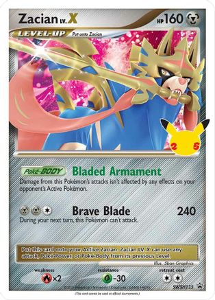 Zacian LV. X (SWSH135/307) - SWSH Sword & Shield Promo Cards Holofoil