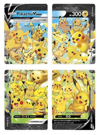 Pikachu V-Union [Set of 4] SWSH Black Star Promos
