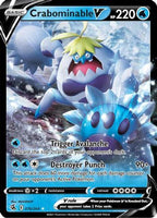 Crabominable V (76/264) - SWSH08 Fusion Strike Holofoil