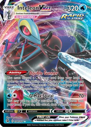 Inteleon VMAX (79/264) - SWSH08 Fusion Strike Holofoil