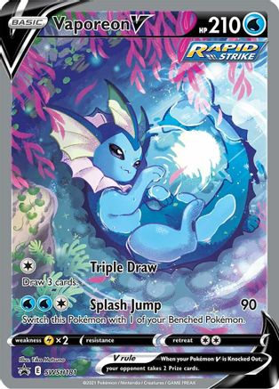 Vaporeon V (SWSH181/307) - SWSH Sword & Shield Promo Cards Holofoil