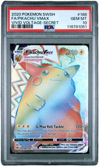 PSA 10 FA/PIKACHU VMAX VIVID VOLTAGE