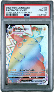 PSA 10 FA/PIKACHU VMAX VIVID VOLTAGE