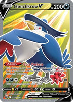 Honchkrow V (Full Art) (161/172) - SWSH09 Brilliant Stars Holofoil