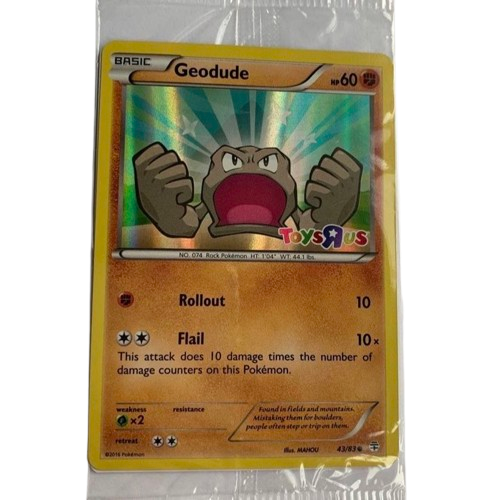 Geodude Toys R Us Sealed