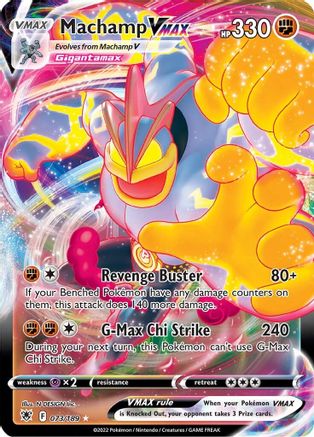 Machamp VMAX (73/189) - SWSH10 Astral Radiance Holofoil