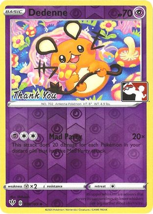 Dedenne (Pokemon League) [Thank You] (78/189) - League & Championship Cards Reverse Holofoil
