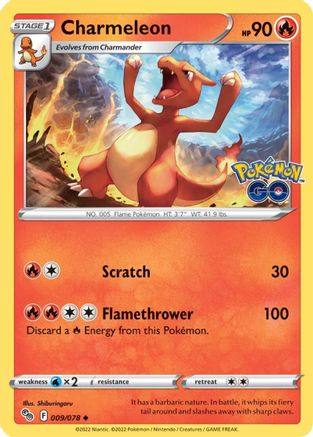 Charmeleon (9/078) - Pokemon GO