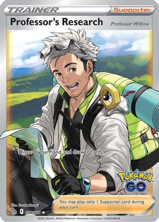 Professor's Research (Full Art) (78/078) - Pokemon GO Holofoil