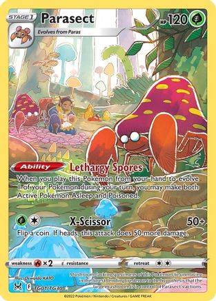Parasect (TG01/TG30) - SWSH11 Lost Origin Trainer Gallery Holofoil