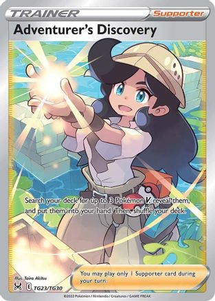 Adventurer's Discovery (TG23/TG30) - SWSH11 Lost Origin Trainer Gallery Holofoil